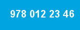 978 012 23 46 978 012 23 46